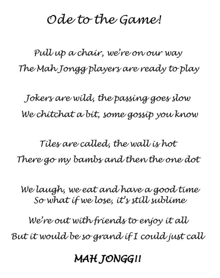 Ode to the game!